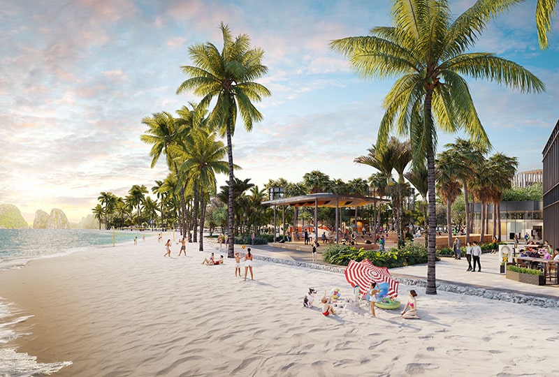 Aria Bay nằm ngay mặt vịnh Hạ Long
