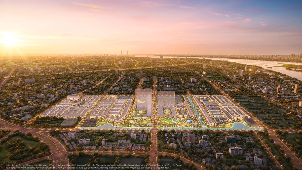 Vị trí dự án Vinhomes Đan Phượng Hà Nội Phối cảnh dự án Vinhomes Đan Phượng